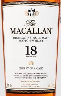 (image for) The Macallan Sherry Oak Cask 18YO 2019 Release (700ml)